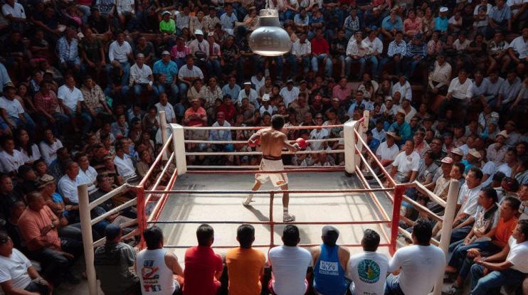 Boxing in San Cristobal